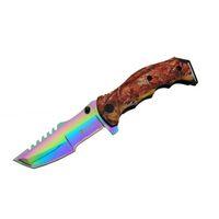 Tanto Fst 3039 A Tırtıklı Gökkuşağı Kamp Çakı 23 Cm - G10 Sap, Yarı Otomatik