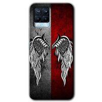 MRCİLETİSİM Realme 8 Kılıf Baskılı Kapak - Lucifer + 5D Tam Kaplayan Cam