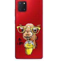 Zoologix (1) Samsung Galaxy Note 20 Şeffaf Kılıf Silikon Desenli