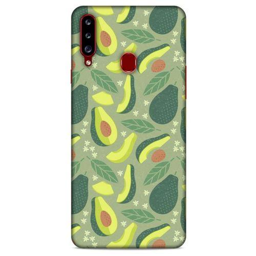 Frutix Avokado 03 Samsung Galaxy A20s Kılıf Desenli Silikon