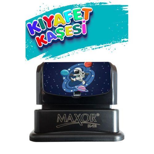 Kıyafet Kaşesi Astronot Temalı Öğrenci Kaşesi/ Kıyafet Etiketi / Kumaş Kıyafet Kaşesi