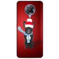 Xiaomi Poco F2 Pro Kılıf Köpek Kıyafetleri (23) Ultra Koruma Kılıfı French Bulldog Bere