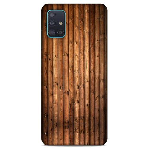 Lopard Samsung Galaxy A51 Uyumlu Kılıf Wood'X (9) Kılıf Baskılı