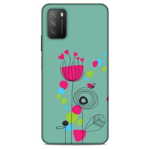 Lopard Xiaomi Poco M3 Uyumlu Kılıf Botanix (100) Shockproof Kılıf