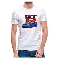 Nissan GT R Baskılı Beyaz Erkek Tshirt