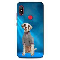 Xiaomi Mi A2 Lite Kılıf Köpek Kıyafetleri (40) Fit Silikon Kılıf Dalmaçyalı Tşirt