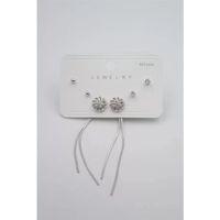 Çoklu Set Küpe - Gümüş