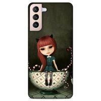 Lopard Samsung Galaxy S21 Plus Uyumlu Kılıf Manipülasyon ☻ (41) Tank Kılıf Baskılı