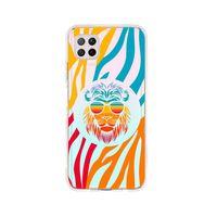 Huawei P40 Lite Color Leon Tasarımlı Premium Şeffaf Silikon Kılıf