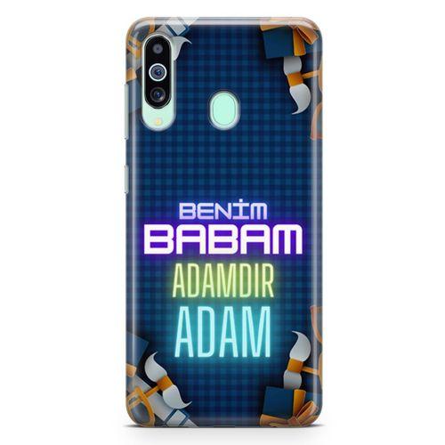 Samsung Galaxy A60 Kılıf Babalar Günü Hediyesi Arka Kapak Koruma Desenli Full Koruyucu