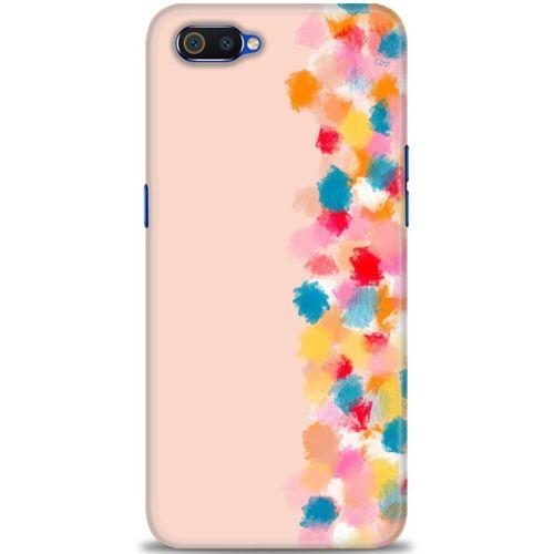 Realme C2 Kılıf HD Baskılı Kılıf - Parça Tuval + Tam Ekran Koruyucu