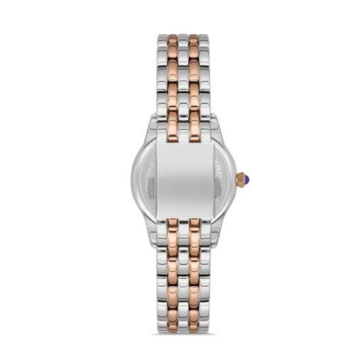 Ferro Rose ve Gümüş Çelik Kordon Kadın Kol Saati F2720A-980-E