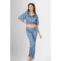 2'li Desenli Saten Pijama Takımı