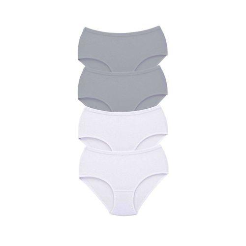 4 Adet Tutku Kadın Yüksek Bel Bato Kalın Lastik Külot S10