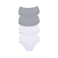 4 Adet Tutku Kadın Yüksek Bel Bato Kalın Lastik Külot S10