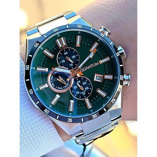 Quantum Çelik Kordon İtalyan Bileklikli 10 Atm Suya Dayanıklı 2 Yıl Garantili Erkek Kol Saati EQ.370