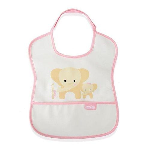 BabyJem Poli Muşamba Küçük Mama Önlüğü 030 Pembe