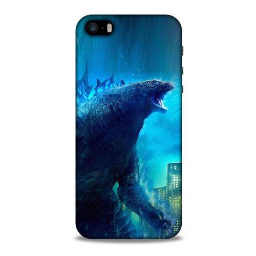 Apple iPhone SE Kılıf Dragons (33) Hybrid Kılıf Godzilla