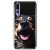 Huawei P20 Pro Kılıf Spaniel Arka Kapak Koruma Desenli Full Koruyucu