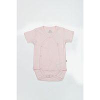 Bistyle Organik Natural Basic Style Kruvaze Yarım Kol Body Bs17101 Pembe