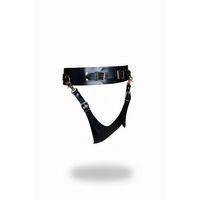 Siyah Tanga - Külot Geniş Deri Kemerli Tokalı - Brf1276