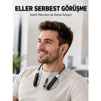 Uzun Kullanım Süreli Bluetooth Kulaklık Boyun Bantlı Mikrofonlu Kablosuz Müzik Ve Görüşme Kulaklığı
