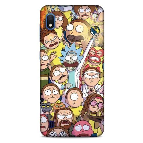Samsung Galaxy A10 Uyumlu Kılıf Rick And Morty (34) Slim Armor Kılıf Manager Morty