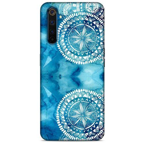Realme 6 Pro Uyumlu Kılıf Mavi Delisi (45) Liquid Air Kılıf Suluboya Motif