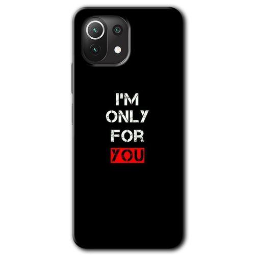 Xiaomi Mi 11 Kılıf HD Desen Baskılı Arka Kapak + Temperli Cam - For You