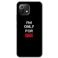 Xiaomi Mi 11 Kılıf HD Desen Baskılı Arka Kapak + Temperli Cam - For You