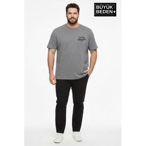 Süperlife Erkek Büyük Beden Chef s Selection Baskılı 3xl-6xl Bisiklet Yaka Tshırt SPR26BTS510-04