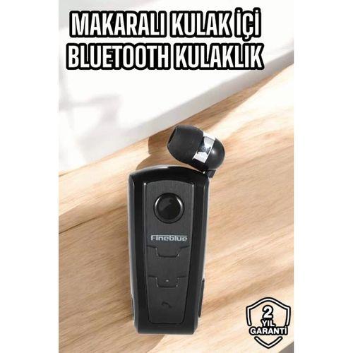 Tüm Telefonlara Uyumlu Mikrofonlu Titreşimli Makaralı Bluetooth Kulakiçi Kulaklık