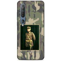Xiaomi Mi 10 Kılıf Atatürk (13) Silikon Kap Kamuflaj