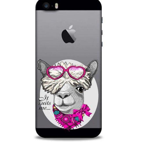 Zoologix (48) Apple iPhone SE Şeffaf Kılıf Silikon Desenli