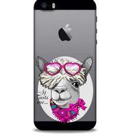 Zoologix (48) Apple iPhone SE Şeffaf Kılıf Silikon Desenli