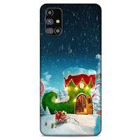 Samsung Galaxy M31s Kılıf Snowix (4) Koruma Kılıfı Yeşil Lacivert