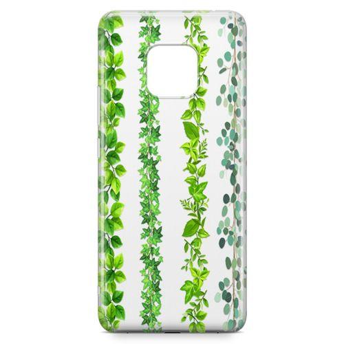 Huawei Mate 20 Pro Kılıf Asma Yaprak Arka Kapak Koruma Desenli Full Koruyucu