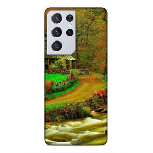 Samsung Galaxy S21 Ultra Uyumlu Kılıf Azarbaijan (48) Bumper Kılıf Orman Evi