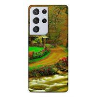 Samsung Galaxy S21 Ultra Uyumlu Kılıf Azarbaijan (48) Bumper Kılıf Orman Evi