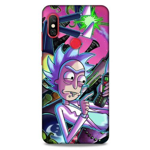 Xiaomi Mi A2 Lite Uyumlu Kılıf Rick And Morty (20) Koruyucu Kılıf MC Haps