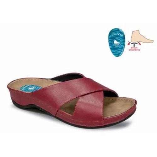 Ceyo 9946-1ı Bordo Ortopedik Kadın Terlik