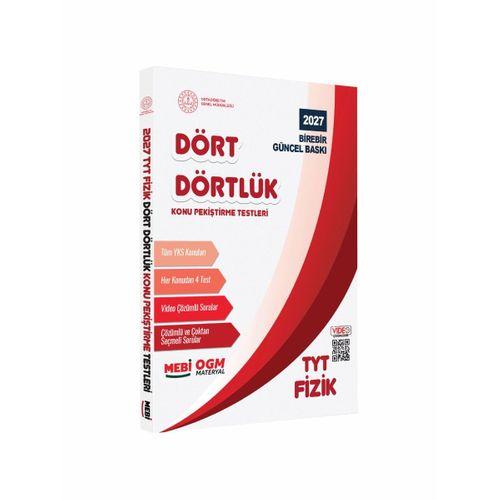 2027 YKS-TYT MEBİ-OGM Dört Dörtlük Fizik Pekiştirme Testi A4 Renkli Soru Bankası BASKI ÜCRETİ