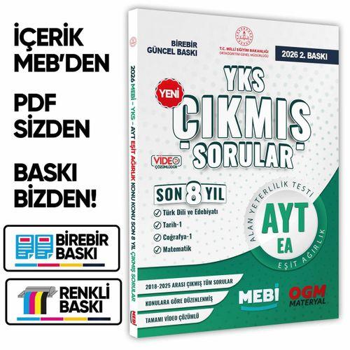 2026 YKS-AYT MEBİ Eşit Ağırlık (TM) Çıkmış Soru Bankası Son 8 Yıl Video/PDF Çözümlü BASKI ÜCRETİ