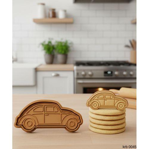Klasik Araba Figürlü Kurabiye Kalıbı – Hamur Kesici, Şeker Hamuru ve Oyun Hamuru İçin