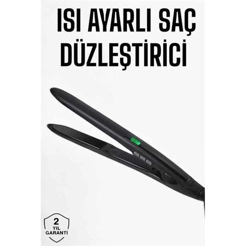 Saç Düzleştirici Isı Ayarlı Döner Kablo Yıpranma Karşıtı