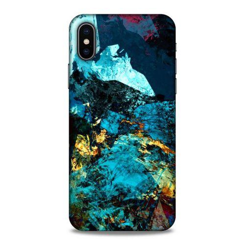 Lopard Apple iPhone XS Uyumlu Kılıf Soyut Sanat (40) Desenli Fit Silikon Kılıf