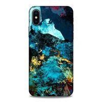 Lopard Apple iPhone XS Uyumlu Kılıf Soyut Sanat (40) Desenli Fit Silikon Kılıf