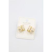 İncili Halka Küpe - Altın