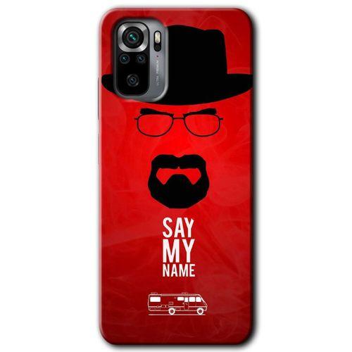 Xiaomi Redmi Note 10 Kılıf HD Desen Baskılı Arka Kapak - Say My Name