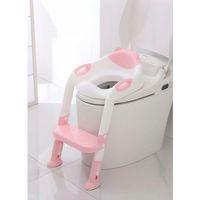 Softy Merdivenli Tuvalet Adaptörü - Çocuğunuz İçin Güvenli Ve Konforlu Tuvalet Eğitimi Pembe
